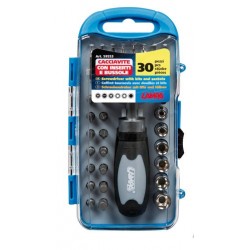 Set cacciavite con inserti e bussole 30 pezzi