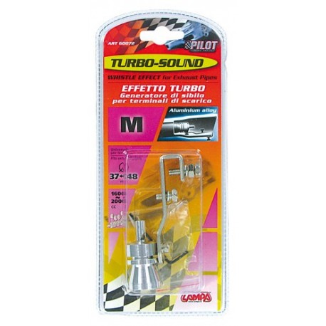 Turbo Sound M per terminale di scarico diametro 37/48 mm