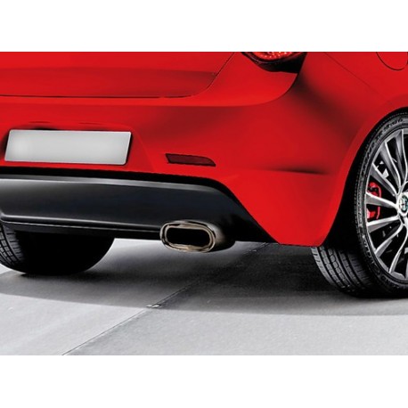 TS 30 Terminale di scarico in acciaio inox lucidato diametro 28-36 mm