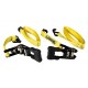Pro Safe Set 2 nastri tensori con cricchetto a doppio gancio 5 m