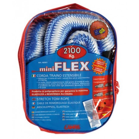 Miniflex Corda traino estensibile omologata 2100 kg
