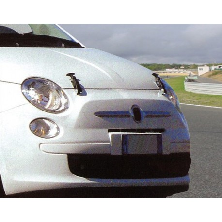 GC 3 coppia ganci cofano in gomma con attacchi