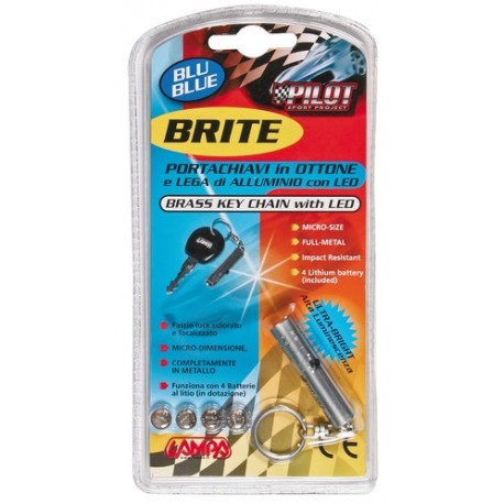 Brite micro portachiave a led blu