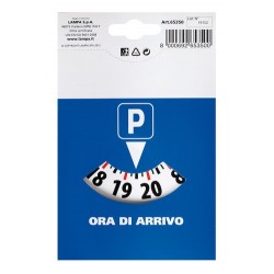 Disco orario europeo in cartoncino 110x150 mm