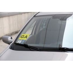 Contrassegno GA Guida Accompagnata Anteriore