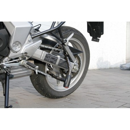 Boa cavo antifurto diametro 23 mm in acciaio plastificato 80 cm