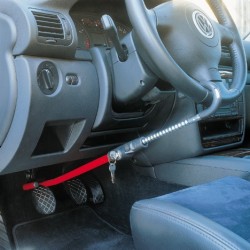 Asta bloccasterzo pedale