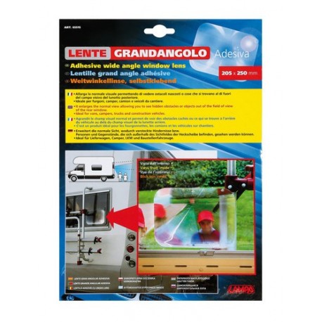 Lente grandangolo adesiva 200x250 mm