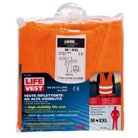 Life Vest veste riflettente arancio