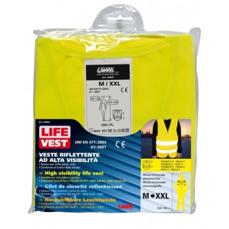 Life Vest veste riflettente giallo