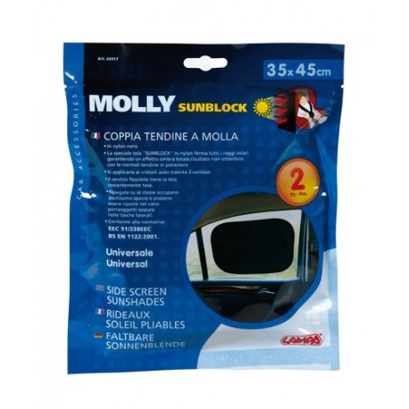Molly Sunblock coppia tendine a molla 35x45 cm