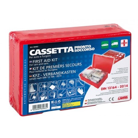 First Aid kit Valigetta Kit pronto soccorso per auto