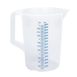 Caraffa graduata trasparente 3000 ml