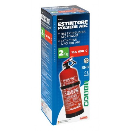Estintore kg 2 Omologato 13A 89B C
