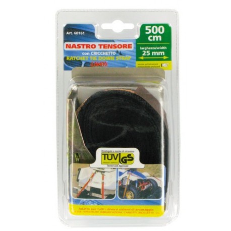 Nastro tensore con cricchetto cm 500