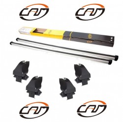 Cam Totus Kit completo attacchi con barre portatutto alluminio 40008 + 2855