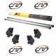 Cam Totus Kit completo attacchi con barre portatutto alluminio 40045 + 2855