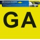 Contrassegno GA Guida Accompagnata Posteriore