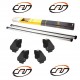 Cam Totus Kit completo attacchi con barre portatutto alluminio 40135 + 2855