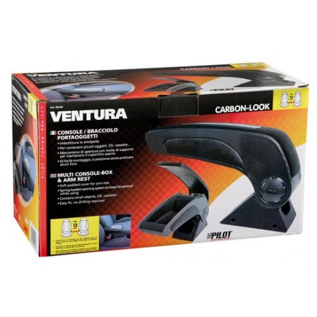 Ventura bracciolo portaoggetti carbon