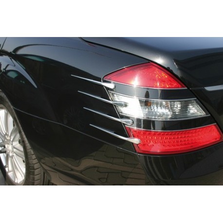 Long Fin Pinne decorative 6 pezzi 223 mm nero