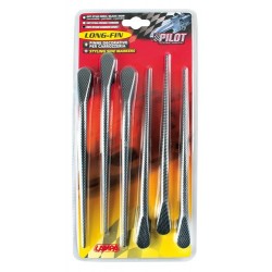 Long Fin Pinne decorative 6 pezzi 223 mm carbon