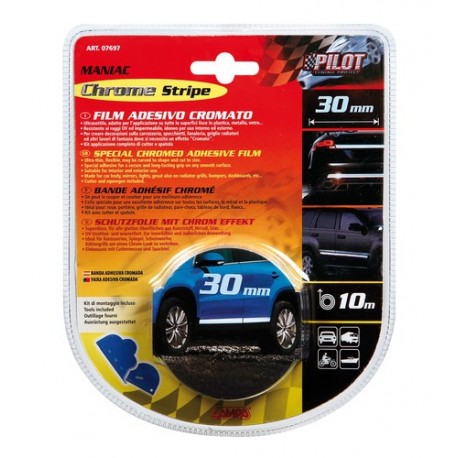Film adesivo cromato 10 m 30 mm