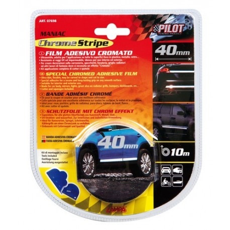 Film adesivo cromato 10 m 40 mm