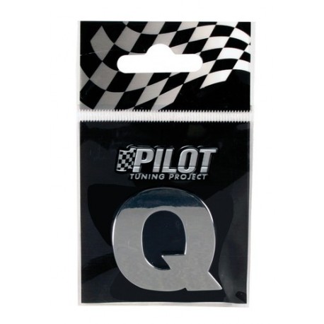 Scritta 3D 28 mm lettera Q