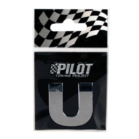 Scritta 3D 28 mm lettera U