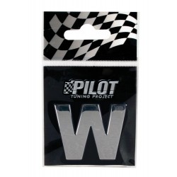 Scritta 3D 28 mm lettera W