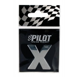 Scritta 3D 28 mm lettera X