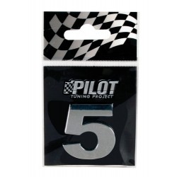 Scritta 3D 28 mm lettera 5