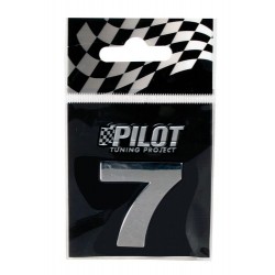 Scritta 3D 28 mm lettera 7