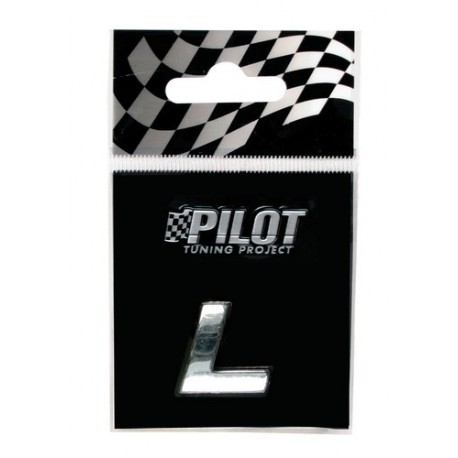 Scritta 3D 18 mm lettera L