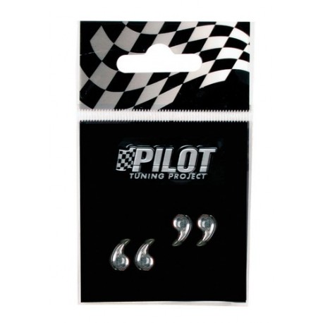 Scritta 3D 18 mm simbolo Virgolette