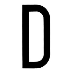 Spell It caratteri alfanumerici adesivi 80x35 mm D