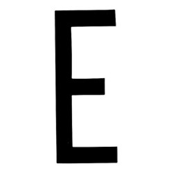 Spell It caratteri alfanumerici adesivi 80x35 mm E