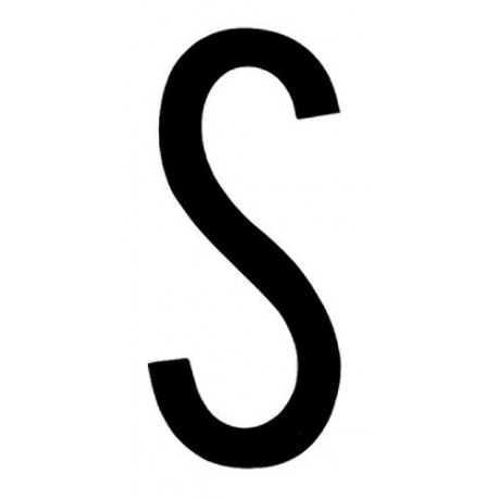 Spell It caratteri alfanumerici adesivi 80x35 mm S