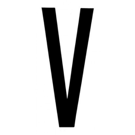 Spell It caratteri alfanumerici adesivi 80x35 mm V