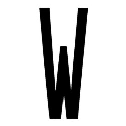 Spell It caratteri alfanumerici adesivi 80x35 mm W