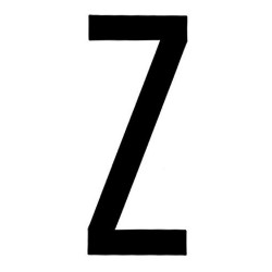 Spell It caratteri alfanumerici adesivi 80x35 mm Z