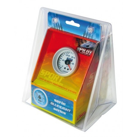 Vacuometro diametro 2 pollici 52 mm blue Light