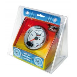 Contagiri 0 8000 RPM diametro 3 3/4 95 mm blue Light 3/4/6 cilindri