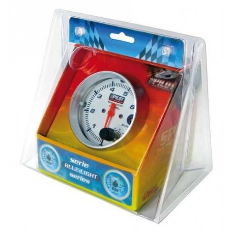 Contagiri diesel 0 6000 RPM diametro 3 3/4 95 mm blue Light 4/6/8 cilindri