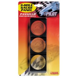 Pannello portastrumenti 3 fori 52 mm