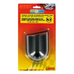 Portastrumenti cruscotto 1 foro 52 mm nero