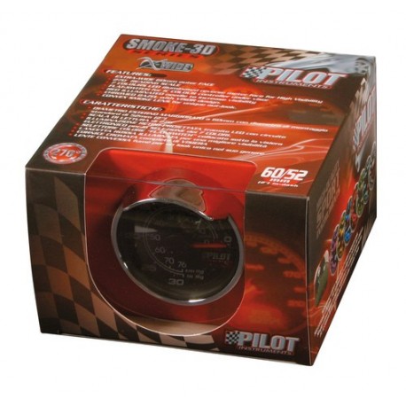 Vacuometro diametro 2 52 mm Smoke 3D