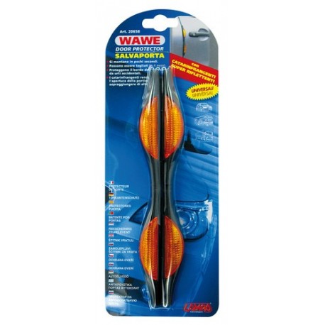 Wave Coppia salvaporta con catarifrangenti 200 mm