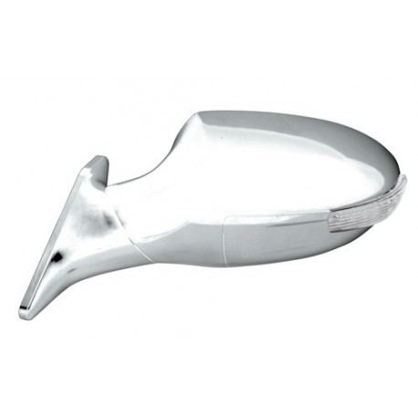 Race 10 Led Coppia Specchietti retrovisori manuali cromo